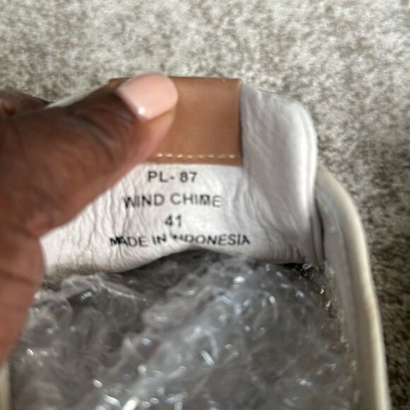 BLACKSTONE Pl87 Sneaker In Wind Chime Leather Sneakers 41/10 - Picture 10 of 10